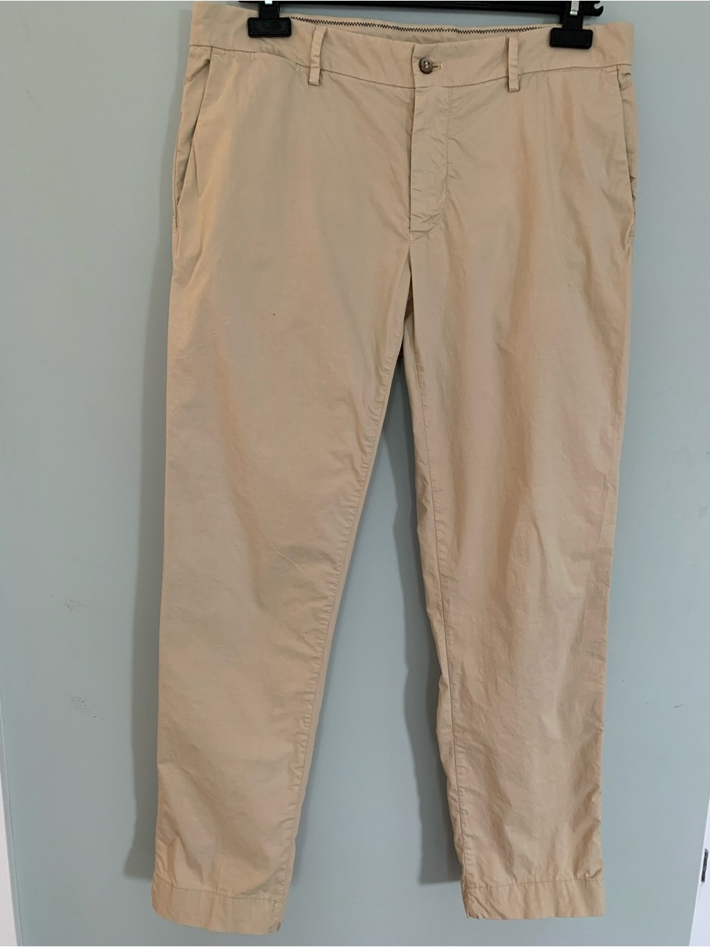 Men's Slim Fit Khaki Chino Pants - Beige